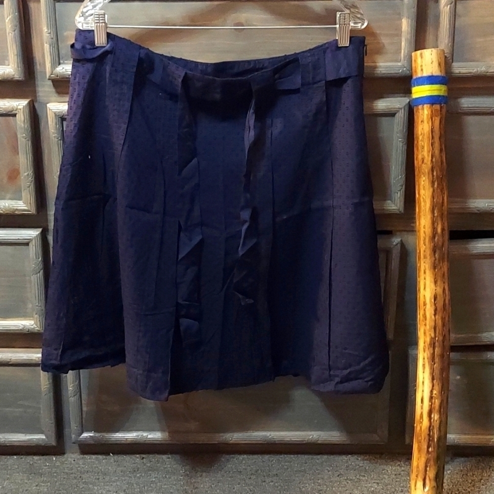 ISAAC Mizrahi for Target Navy Skirt Size 14
